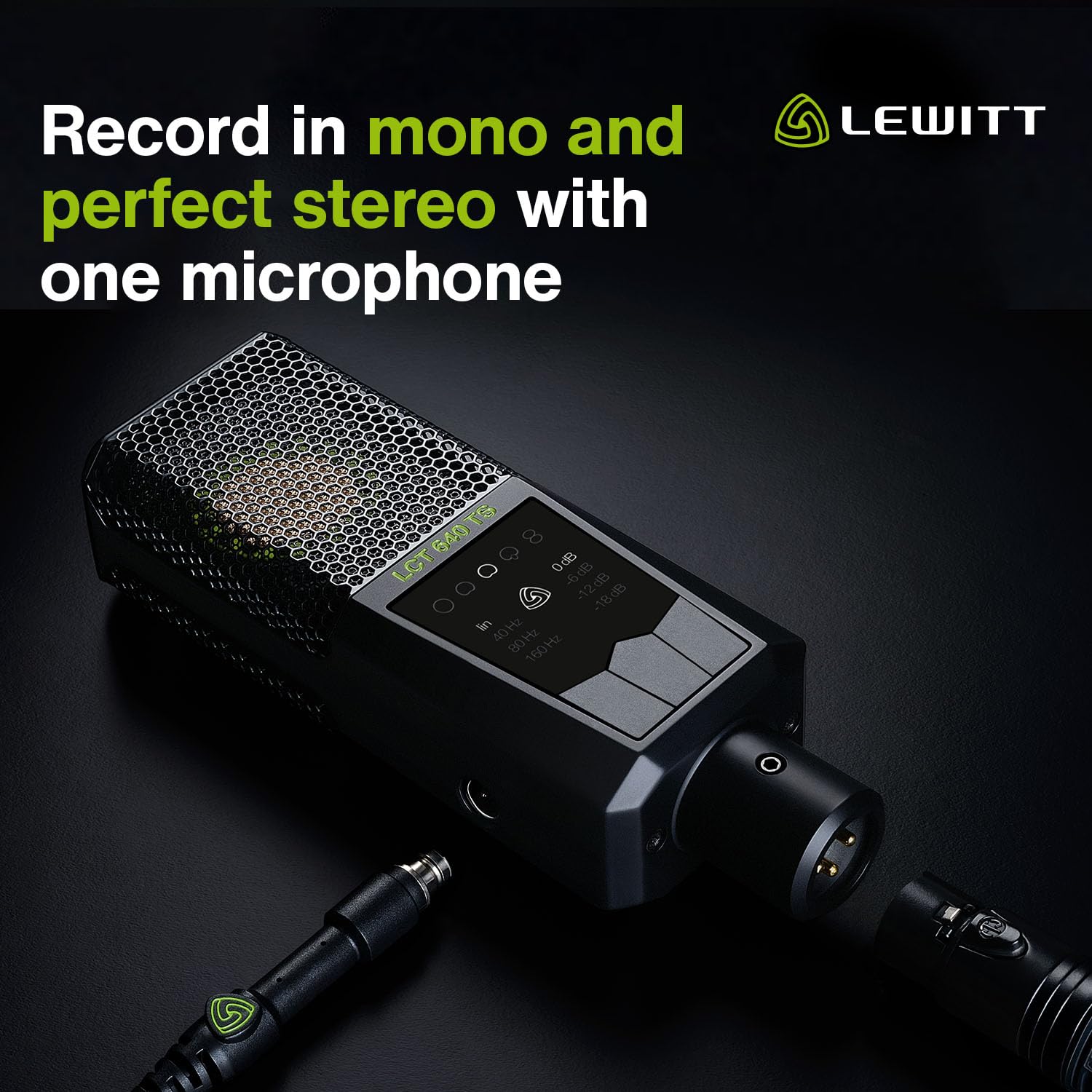 Amazon.com: Lewitt LCT 640 TS Dual-Output Multi-Pattern Condenser